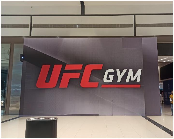 UFC Gym — internally illuminated fascia sign